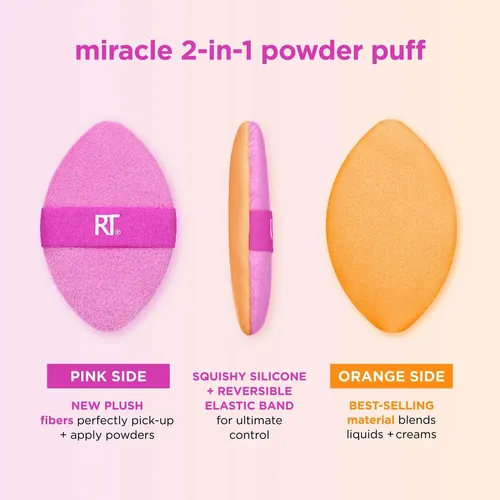 Mezcla De Maquillaje Puff Real Techniques Miracle 2 En 1 X2