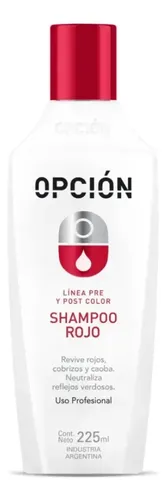 Shampoo Intensificador Cabellos Rojos Cobrizo Caoba 225ml Opción