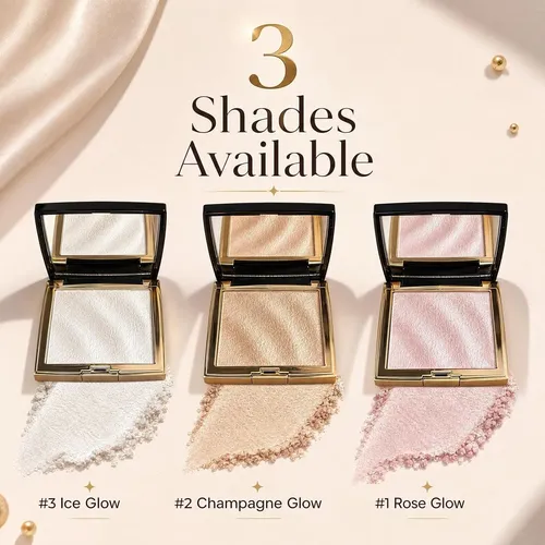 Iluminador Glow Highlighter Liyloihi 10 G Champagne