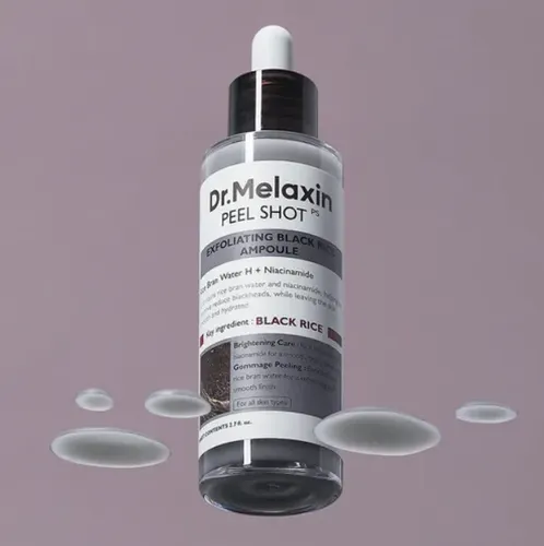 Ampolla Exfoliante Arroz Negro Renovadora Dr. Melaxin 80 Ml