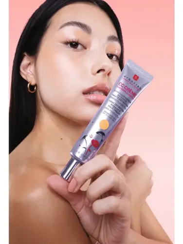 Cc Cream Erborian Fps 25 45ml – Crema Facial Hipoalergénica Momento De Aplicación Día/noche Tipo De Piel Doré
