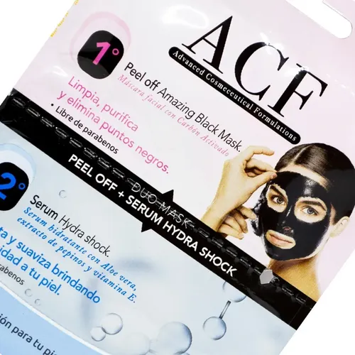 Mascarilla Facial Duo Peel Acf 7g Hidratante Todo Tipo Piel
