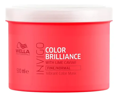 Máscara Capilar Wella Invigo Brilliance Brillo 500ml