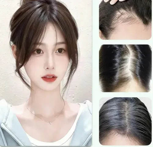 Extensiones De Cabello Para Reemplazo Cabeza Marrón Oscuro