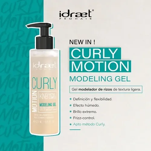 Gel Modelador Cabellos Rizados Idraet