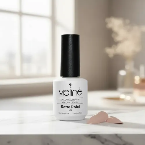 Meline Esmalte Semipermanente Gel Led/uv 387 Sette Dolci