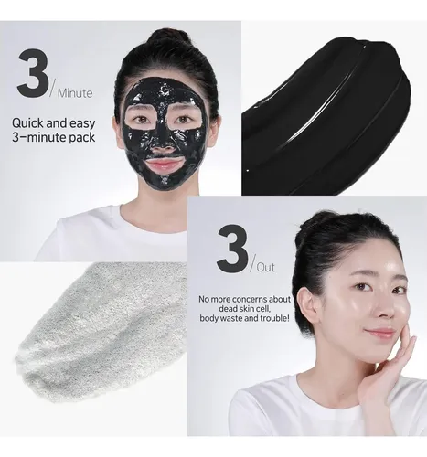 Mascarilla Facial Burbujeante Carbón Bha 120 G