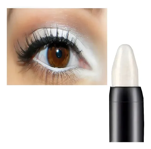 Crayon Para Ojos Blanco Iluminador Delineador Y Sombra Acabado Brilloso