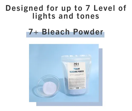 Polvo Decolorante Mane Head Blue Premium 500g Sin Polvo