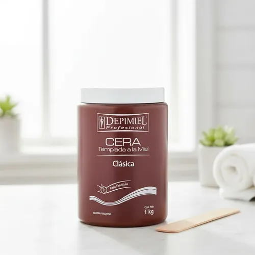 Depimiel Cera Depilatoria Clasica P Espatula Descartable 1kg