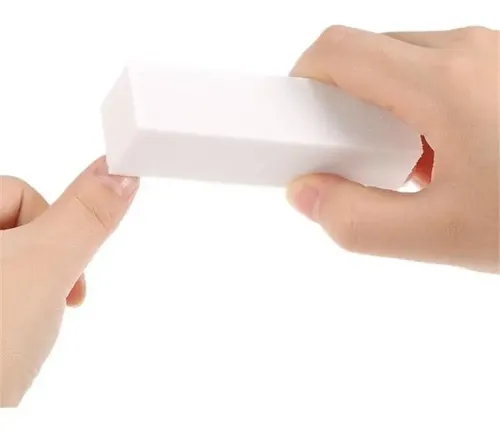Lima Uñas Bloque Blanco 4 Lados
