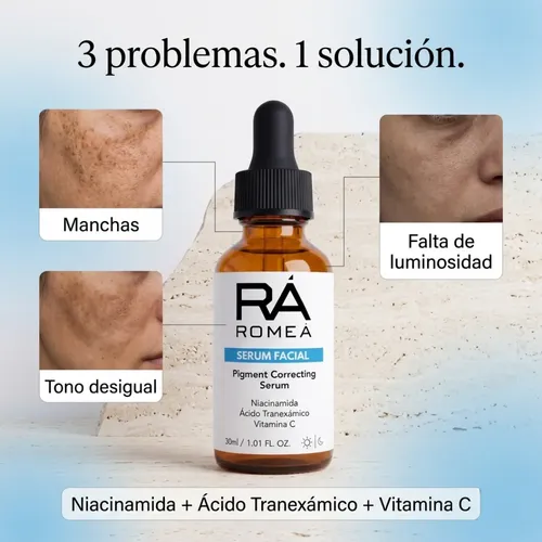 Serum Niacinamida Romea Tranexamico Vitamina C 30ml Pack 4×3