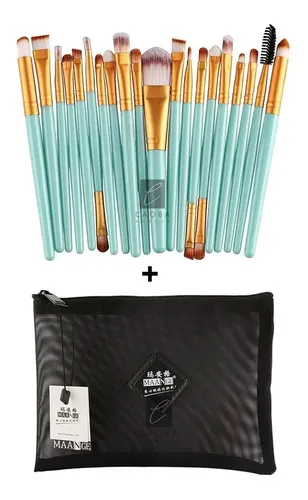 Combo 20 Brochas Pinceles Sinteticos + Estuche