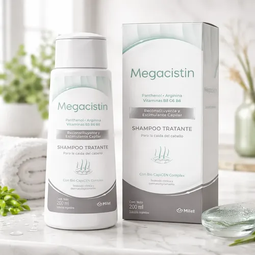 Megacistin Shampoo Anticaida 200 Ml