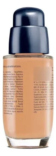 Base De Maquillaje Mate Natural Tono Bronce Vogue