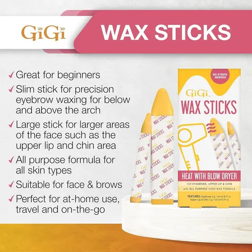Kit De Cera Dura Gigi Para Cejas Y Labio Superior – 2
