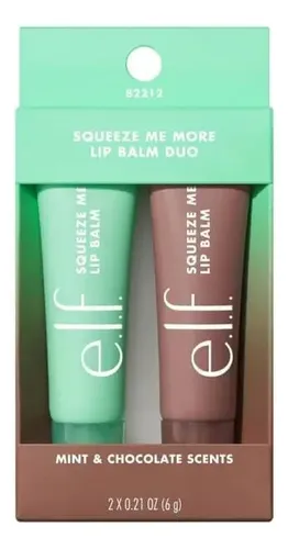 Duo Balsamo Squeeze Me More Lip Balm E.l.f Menta Y Chocolate