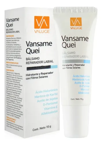 Vansame Quei Bálsamo Reparador Labial Labios Secos X 10g