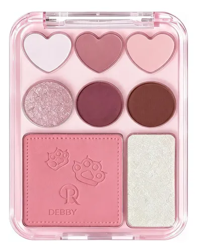 Debby Rose Eyeshadows Sombra De Ojos De 8 Colores 12g