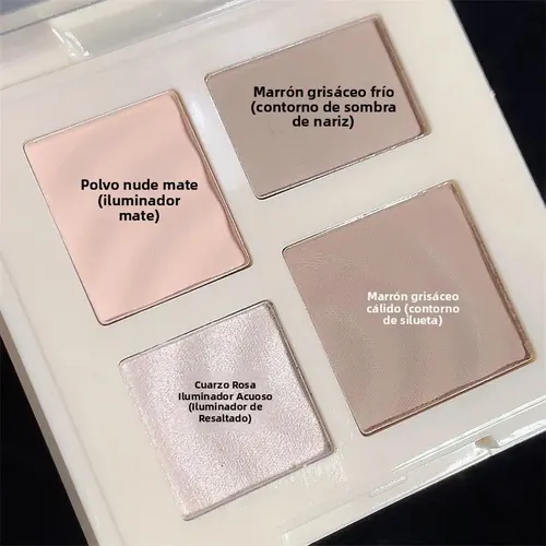 Myho Paleta 4 Colores Contorno E Iluminador Mate
