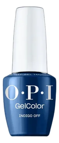 Opi Gel Color Indigo Off Semipermanente 15 Ml Azul