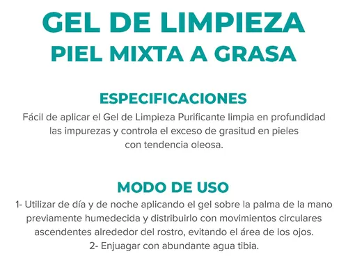 Dermaglós Facial Gel De Limpieza Purificante Pieles Mixtas