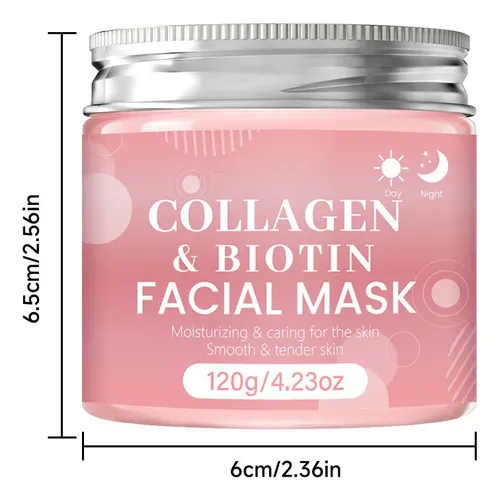 Máscara Facial, Película Lagrimal De Colágeno Y Biotina Todo Tipo De Piel