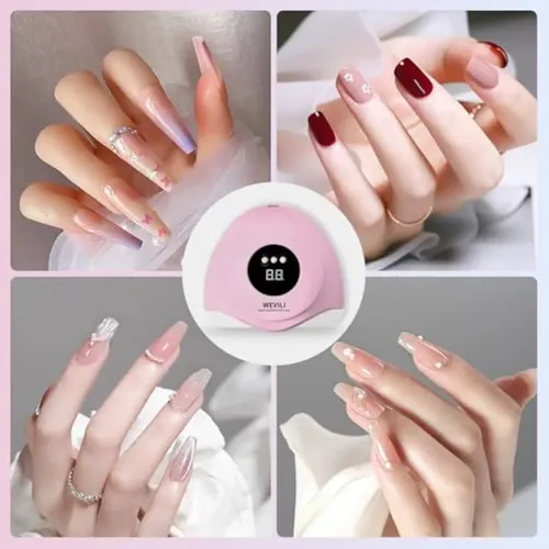 Lámpara De Uñas Led Uv, Secadora De Uñas De 72 W