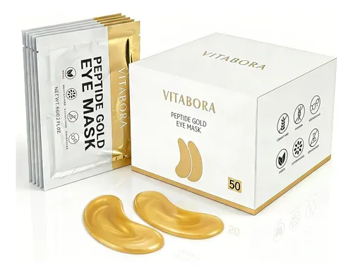 Parches Oculares Vitabora 50 Pares Con Péptidos Para Ojeras