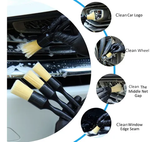 Cepillos De Cerdas Para El Cabello Con Detalles Del Exterior