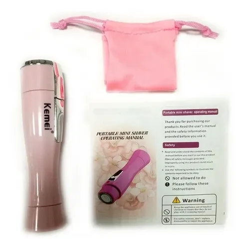 Depiladora Mujer Electrica Mini 11cm Inalambrica Sin Dolor Axila Cavado Longchamps