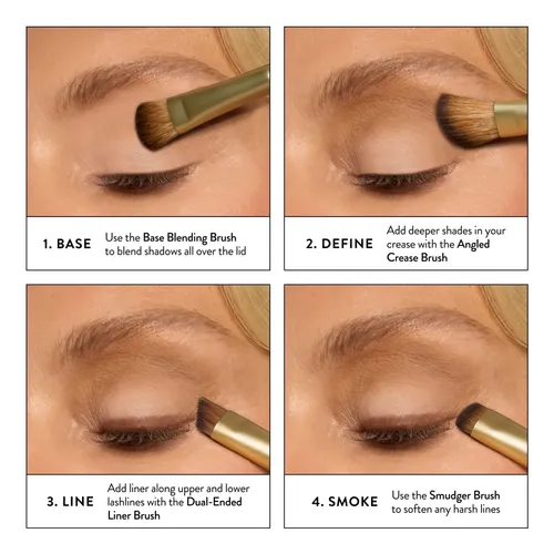 Set De 18 Sombras De Ojos Con Brocha Cosmética Laura Geller