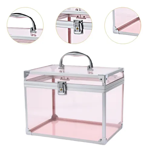 Organizador De Maquillaje, Vitrina Para Rosa Claro
