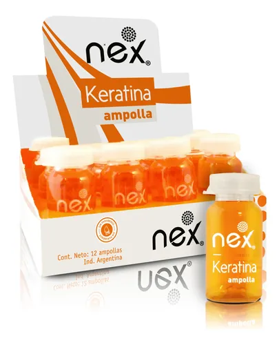 Tratamiento Ampolla De Keratina Nex 15ml Pos Tintura Repara