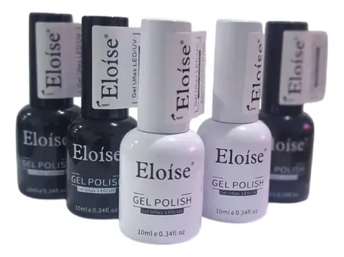 Título: Esmalte Semipermanente Eloise X10ml | Blanco Y Negro