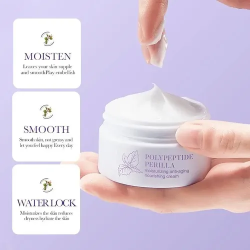 Crema Polipetido De Perilla Bioaqua Anti-arrigas 60g Momento De Aplicación Día/noche Tipo De Piel Todo Tipo