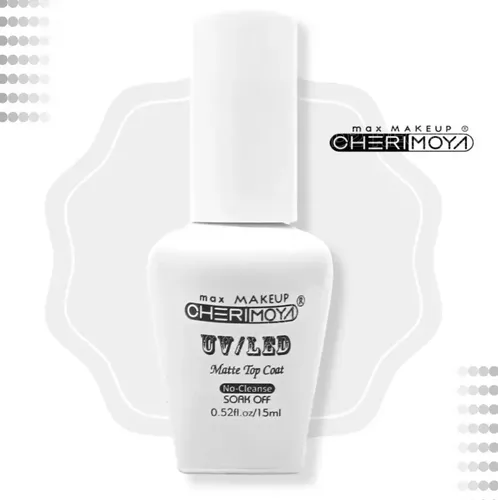 Top Coat Matte Cherimoya Esmalte Semipermanente Uñas 15ml