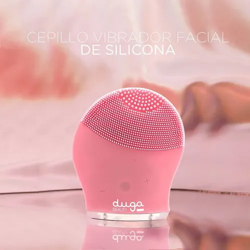 Duga Cepillo Vibrador Facial De Silicona D345