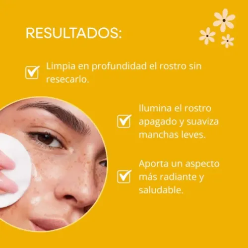 Limpiador Facial Extracto Vitamina C Piel Hidratada Luminosa