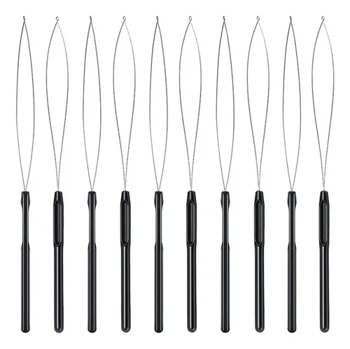 . 30 Extensiones De Cabello, Enhebrador, Gancho Y