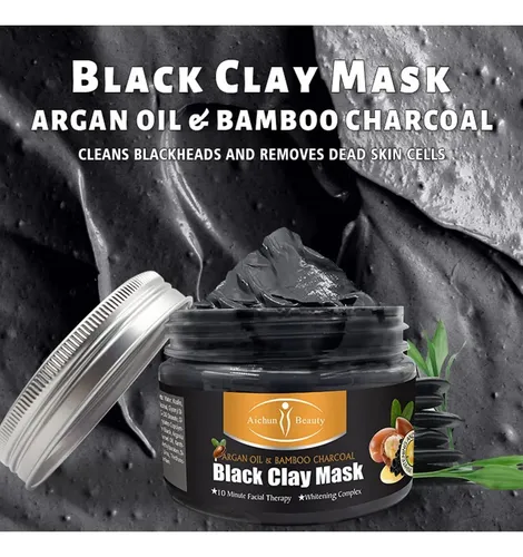Mascarilla De Arcilla Aichun Beauty Con Carbón Activado Y