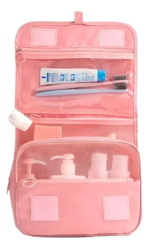 Neceser Rosa Kogu Impermeable Maquillaje Viaje Organizador