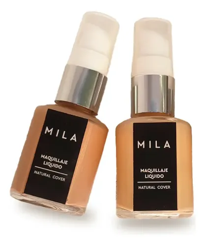 Mila Base De Maquillaje Liquido 1800 01 – Natural Almendra
