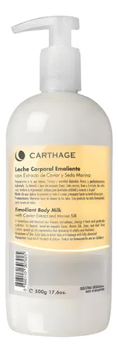 Crema Corporal Hidratante Antiage Leche Carthage Caviar 500