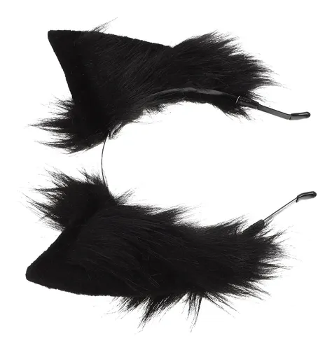 Diadema Con Orejas De Gato Esponjosa Y Divertida