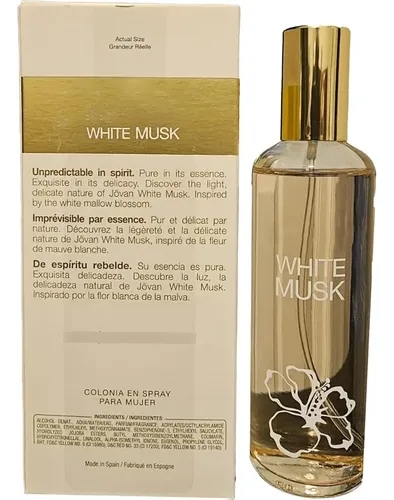 Colonia Jovan White Musk Para Mujeres 3.25 Oz