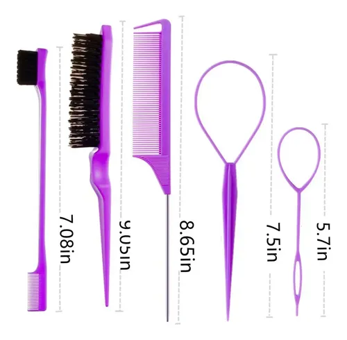 Juego De Cepillos Para El Cabello Zvorel De 8 Piezas Con … No Aplica