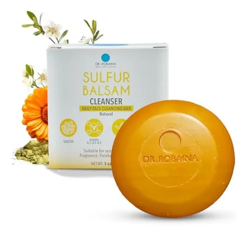Jabón Limpiador Facial Y Corporal Con Bálsamo De Azufre Dr.