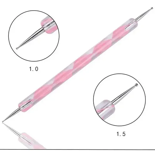 Punzones Para Uñas Pinta Puntos Dotting Set X5