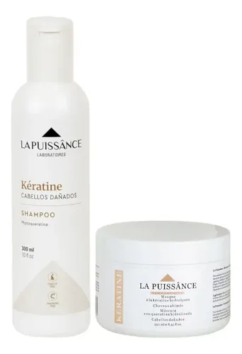 Kit Keratina Shampoo Y Mascara De La Puissance